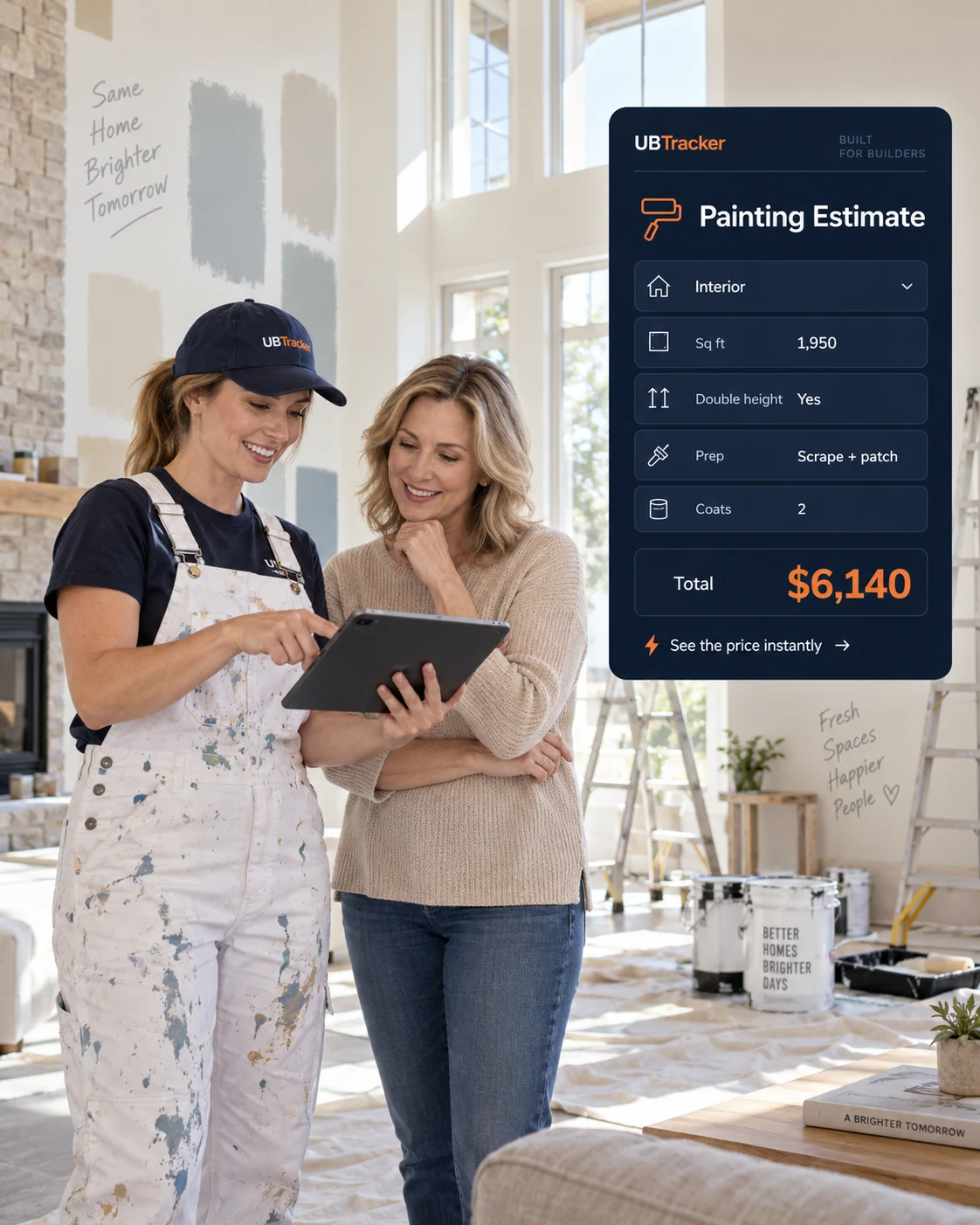 Painting estimates built from the real scope.